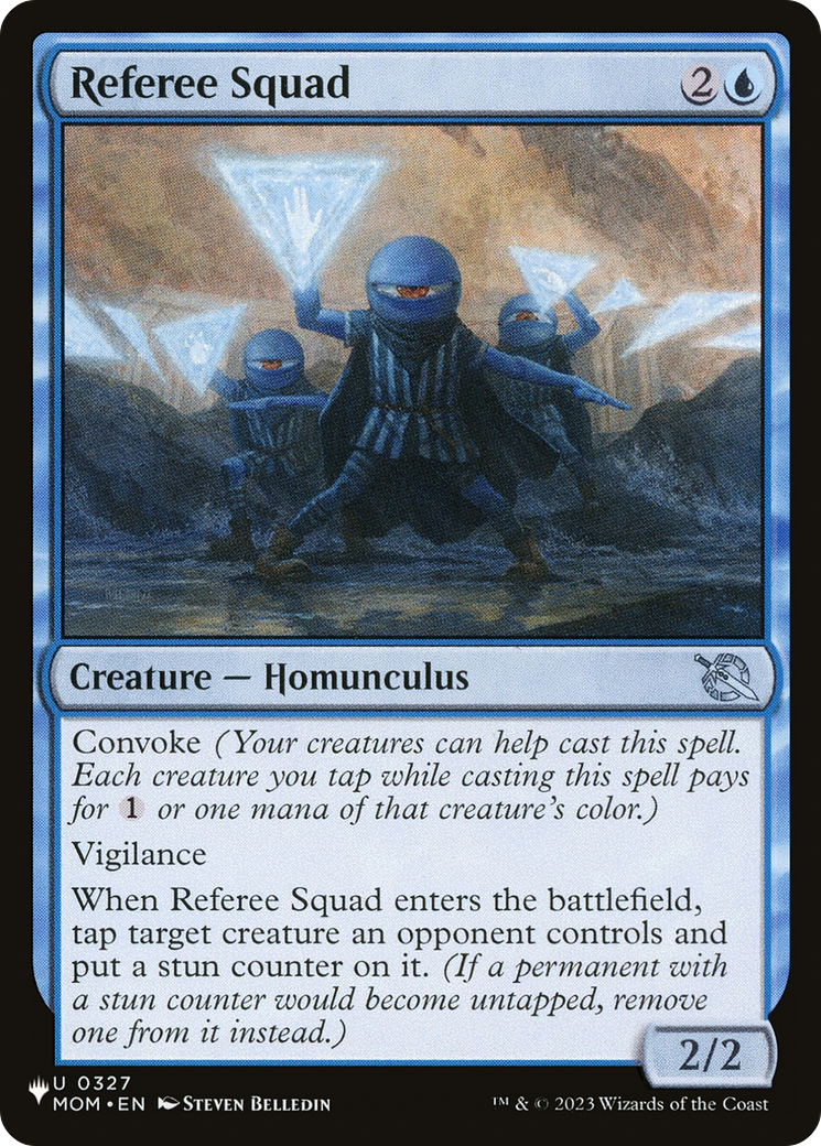 Referee Squad [The List] | Eastridge Sports Cards & Games