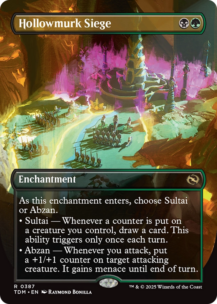 Hollowmurk Siege (Borderless) [Tarkir: Dragonstorm] | Eastridge Sports Cards & Games