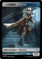 Detective // Dog Double-Sided Token [Murders at Karlov Manor Tokens] | Eastridge Sports Cards & Games