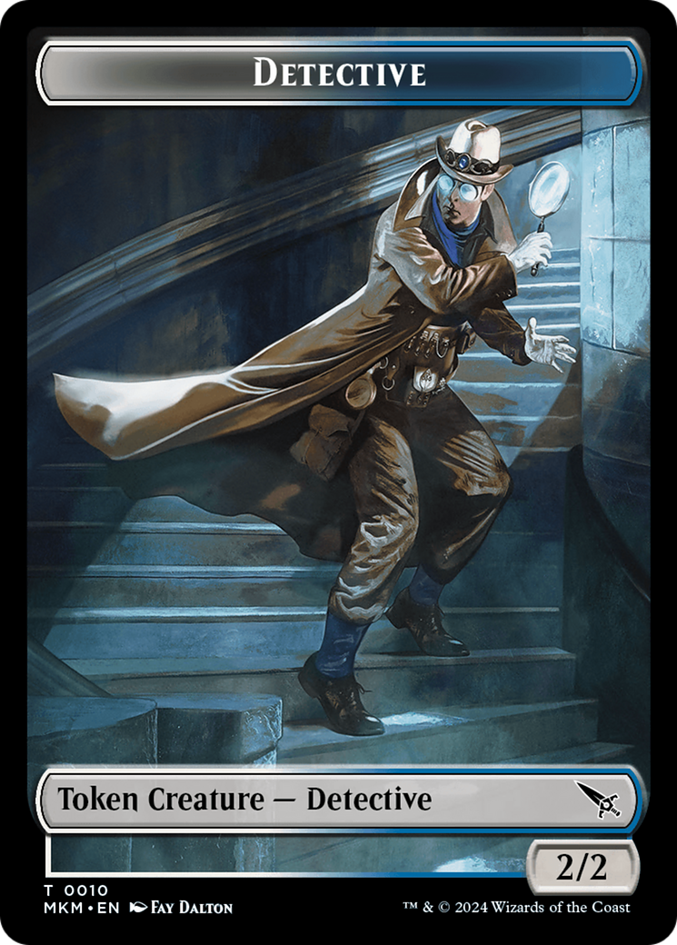 Detective // Plant Double-Sided Token [Murders at Karlov Manor Tokens] | Eastridge Sports Cards & Games