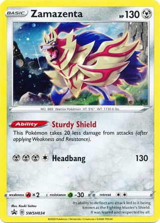 Zamazenta (SWSH034) [Sword & Shield: Black Star Promos] | Eastridge Sports Cards & Games