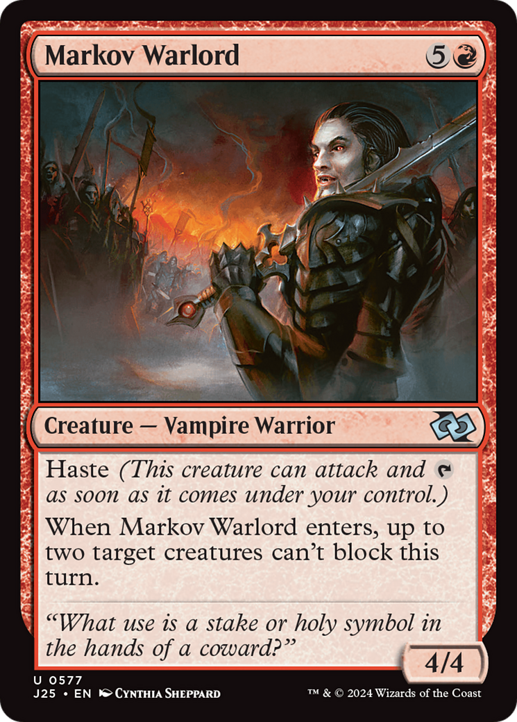 Markov Warlord [Foundations Jumpstart] | Eastridge Sports Cards & Games