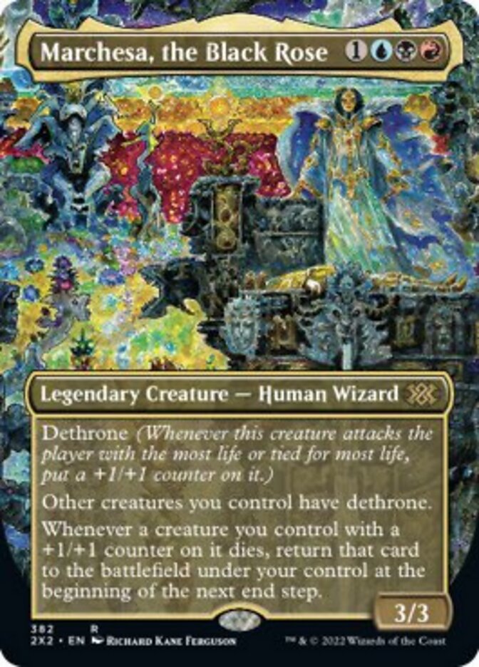 Marchesa, the Black Rose (Borderless Alternate Art) [Double Masters 2022] | Eastridge Sports Cards & Games