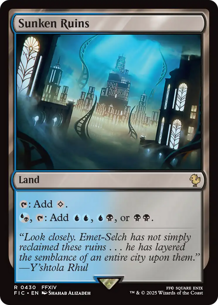 Sunken Ruins [FINAL FANTASY Commander] | Eastridge Sports Cards & Games