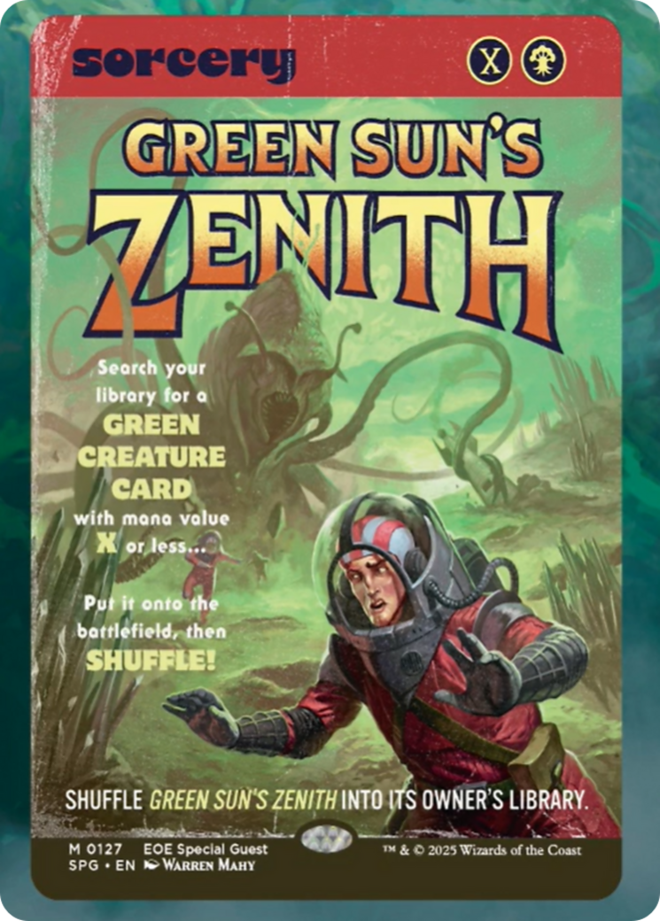Green Sun's Zenith (Showcase) [Edge of Eternities Special Guests] | Eastridge Sports Cards & Games