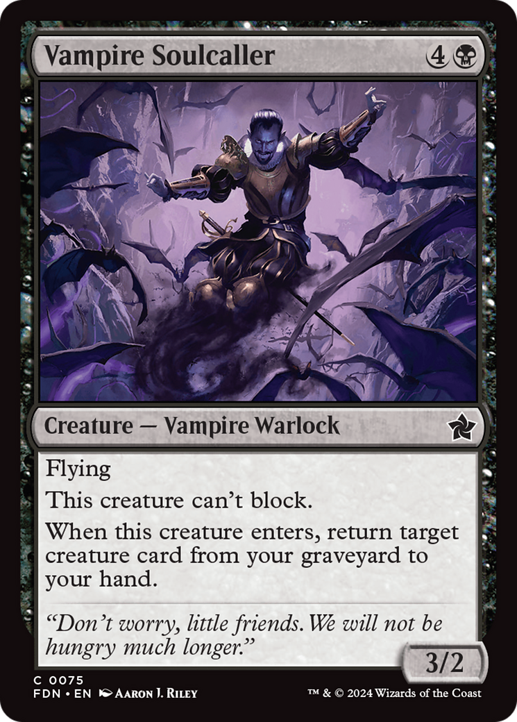 Vampire Soulcaller [Foundations] | Eastridge Sports Cards & Games