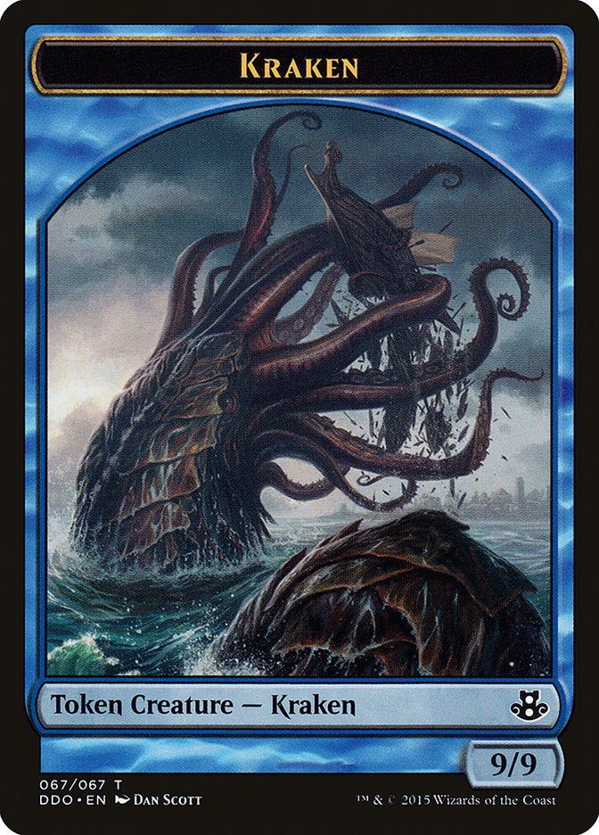 Kraken Token [Duel Decks: Elspeth vs. Kiora] | Eastridge Sports Cards & Games