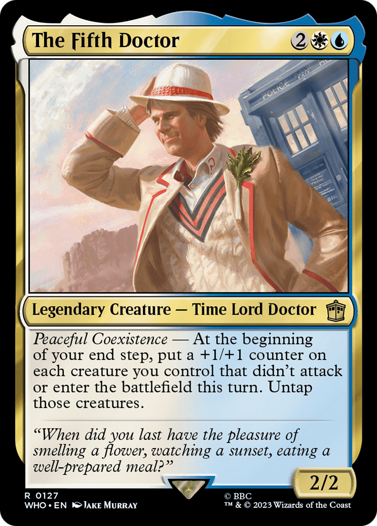 The Fifth Doctor [Doctor Who] | Eastridge Sports Cards & Games