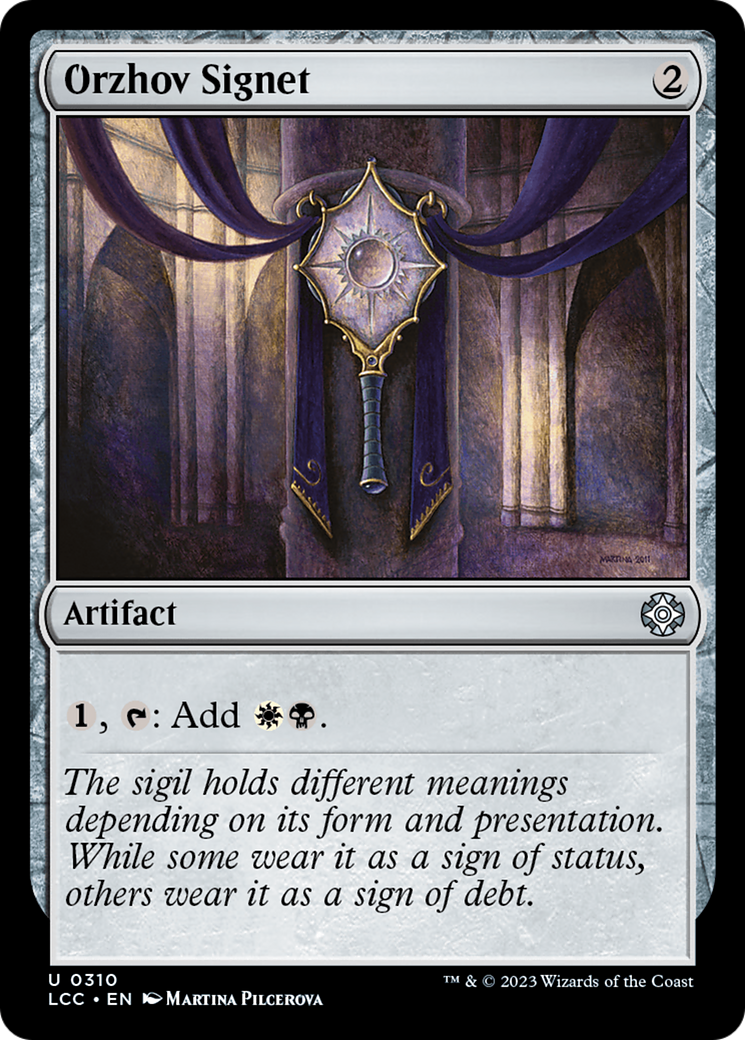 Orzhov Signet [The Lost Caverns of Ixalan Commander] | Eastridge Sports Cards & Games