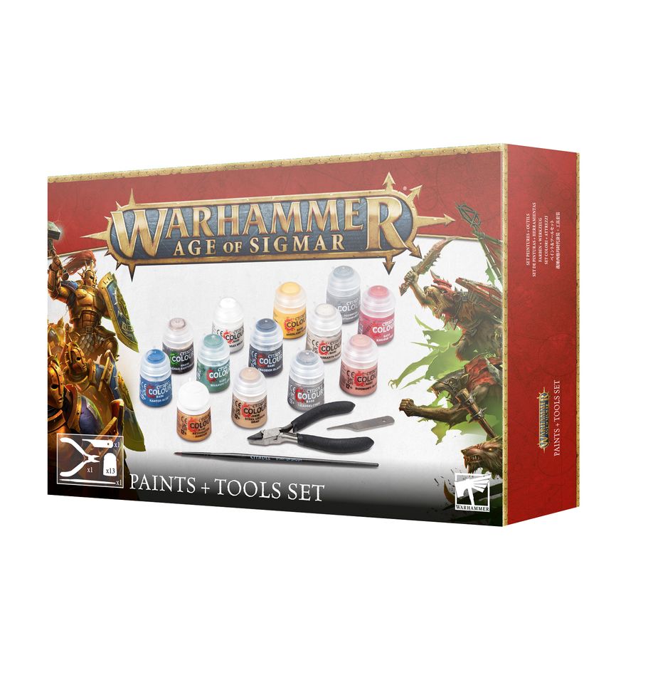 Age of Sigmar: Paint & Tools Set | Eastridge Sports Cards & Games