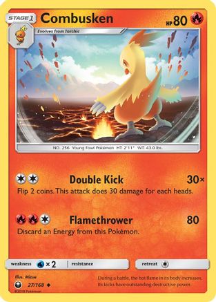 Combusken (27/168) [Sun & Moon: Celestial Storm] | Eastridge Sports Cards & Games