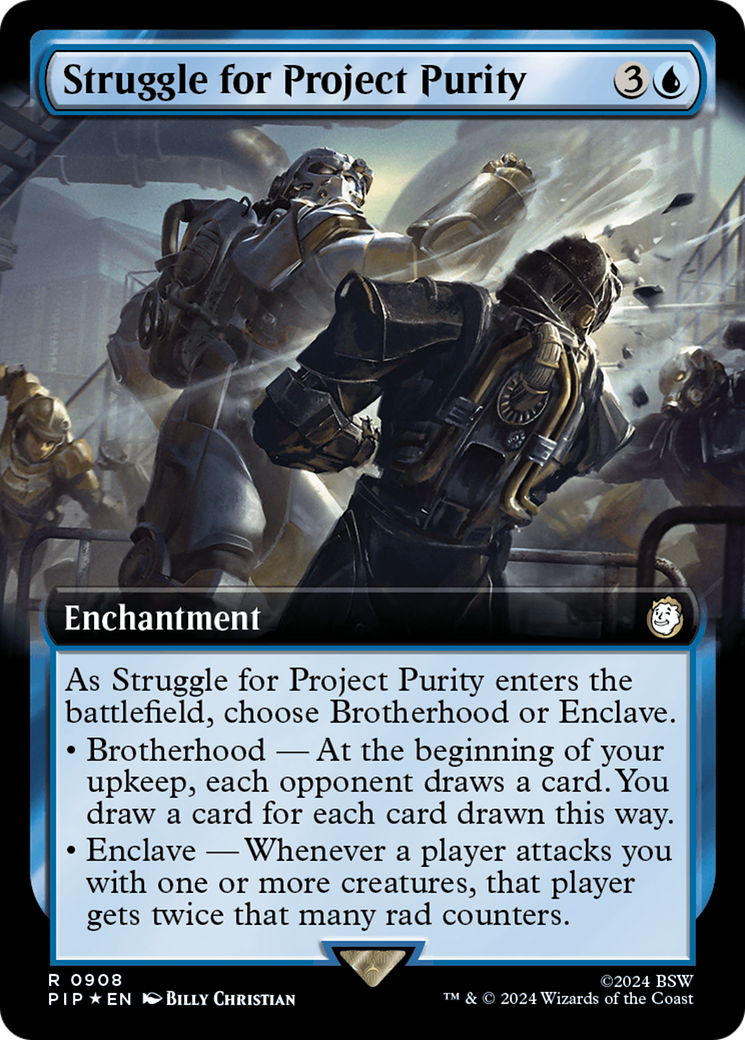 Struggle for Project Purity (Extended Art) (Surge Foil) [Fallout] | Eastridge Sports Cards & Games