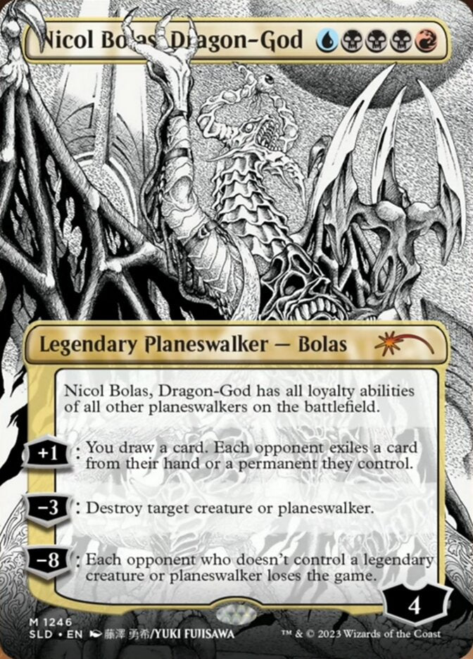 Nicol Bolas, Dragon-God (Borderless) [Secret Lair Drop Series] | Eastridge Sports Cards & Games