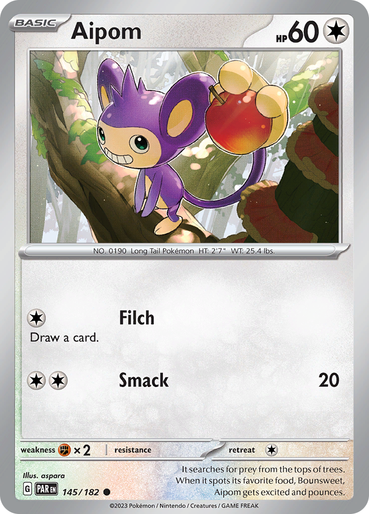 Aipom (145/182) [Scarlet & Violet: Paradox Rift] | Eastridge Sports Cards & Games