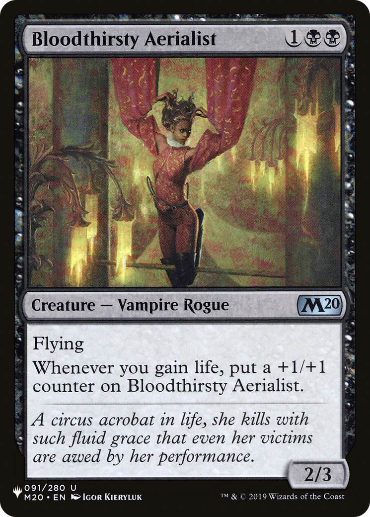 Bloodthirsty Aerialist [The List Reprints] | Eastridge Sports Cards & Games