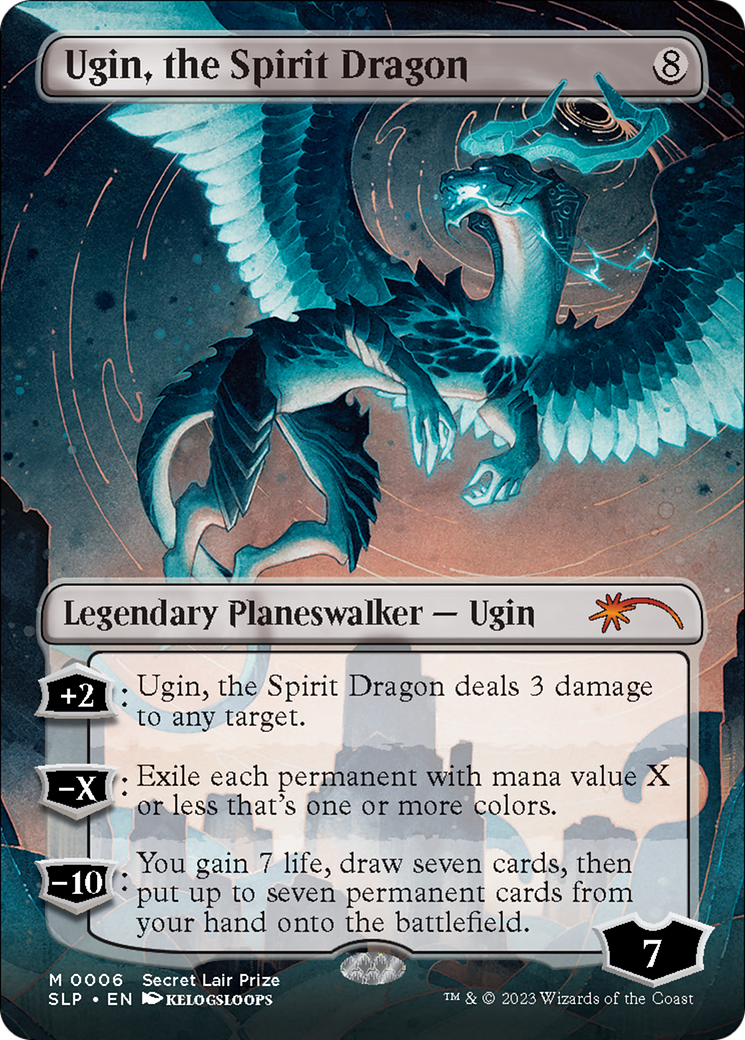 Ugin, the Spirit Dragon (Borderless) [Secret Lair Showdown] | Eastridge Sports Cards & Games