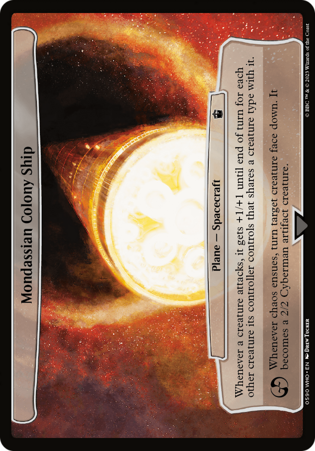 Mondassian Colony Ship [Doctor Who] | Eastridge Sports Cards & Games