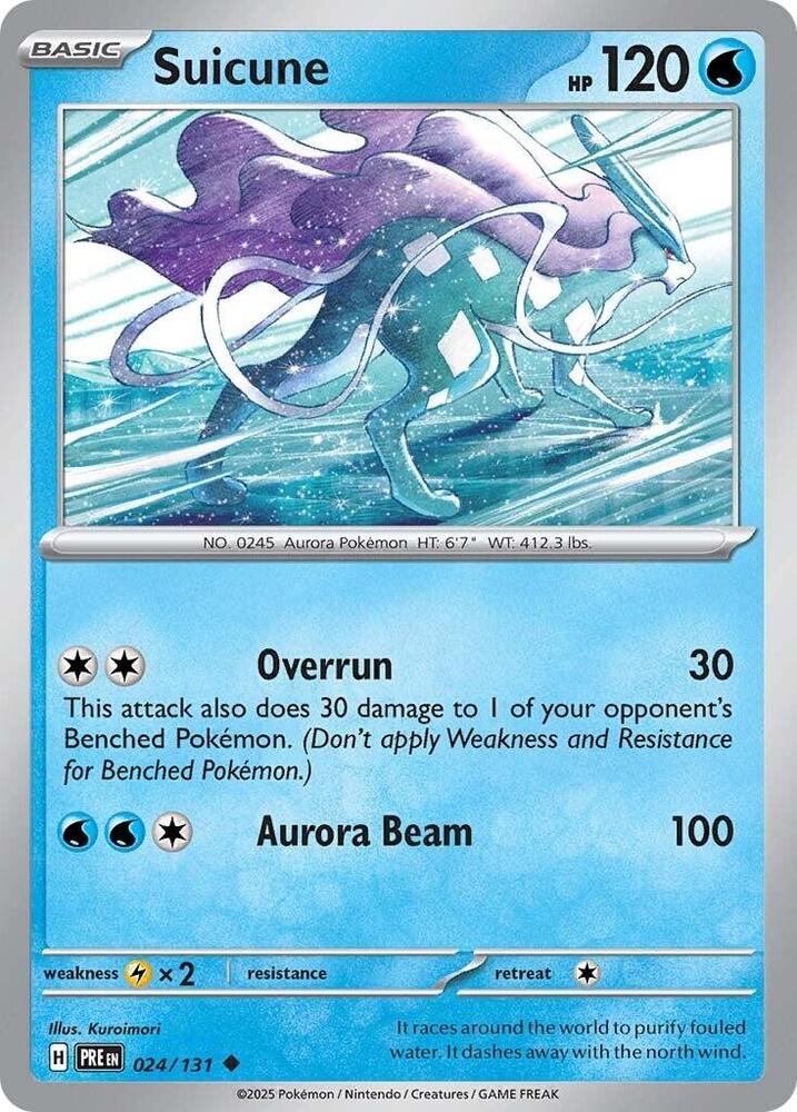 Suicune (024/131) [Scarlet & Violet: Prismatic Evolutions] | Eastridge Sports Cards & Games