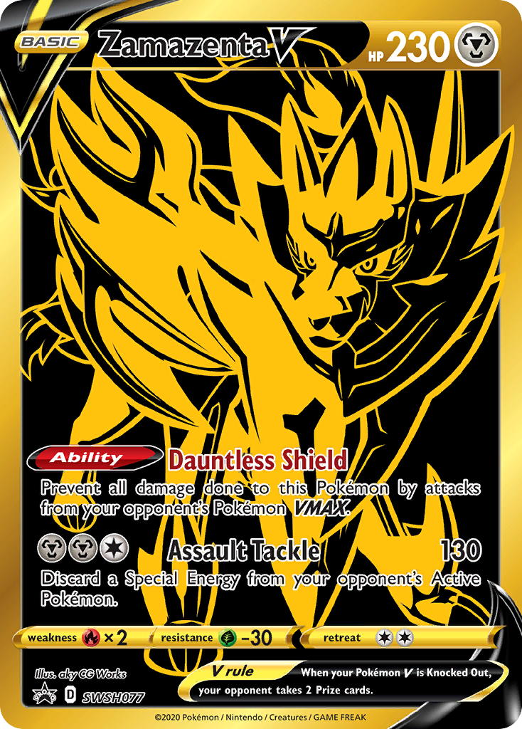 Zamazenta V (SWSH077) [Sword & Shield: Black Star Promos] | Eastridge Sports Cards & Games