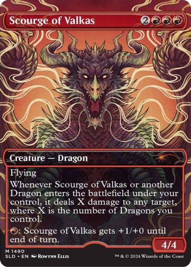 Scourge of Valkas (Rainbow Foil) [Secret Lair Drop Series] | Eastridge Sports Cards & Games