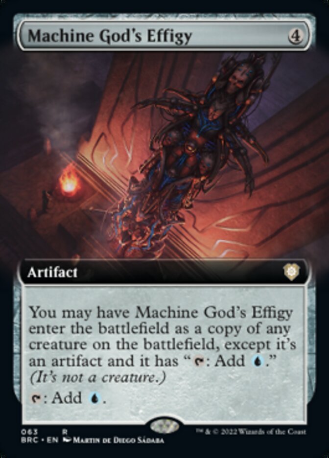 Machine God's Effigy (Extended Art) [The Brothers' War Commander] | Eastridge Sports Cards & Games