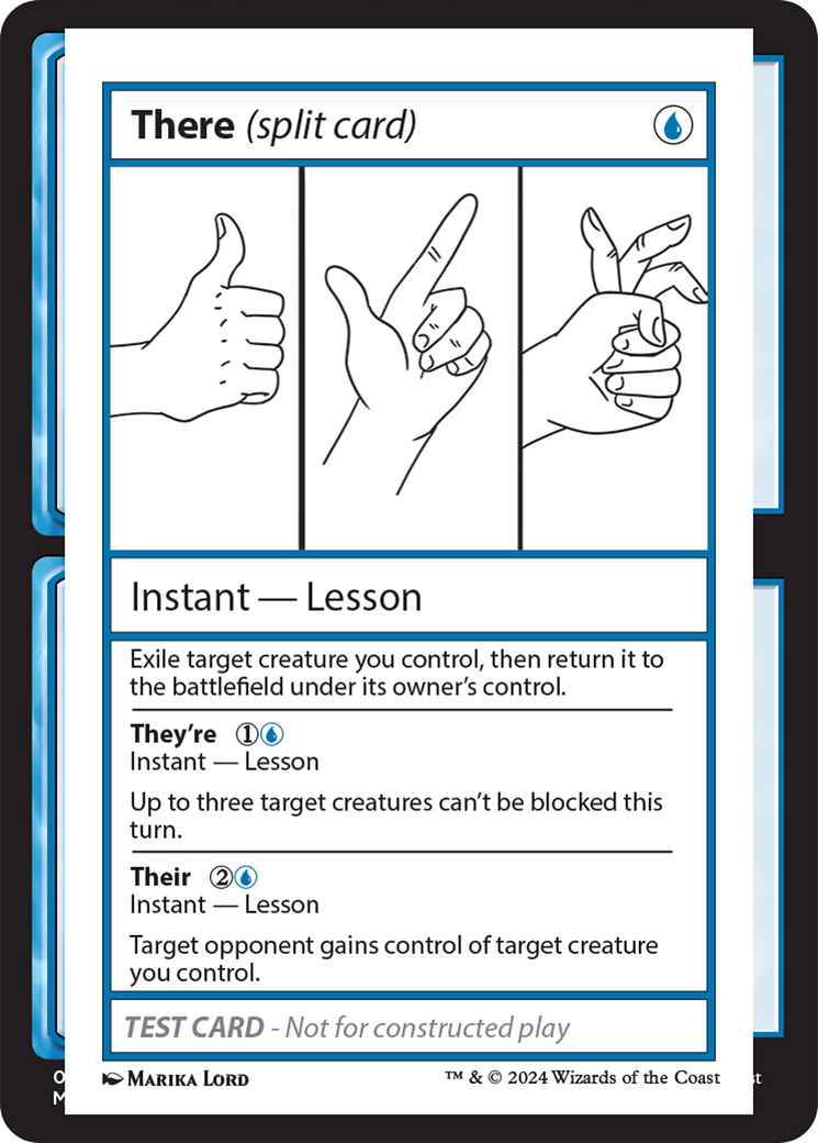 There (Split Card) [Mystery Booster 2 Playtest Cards] | Eastridge Sports Cards & Games