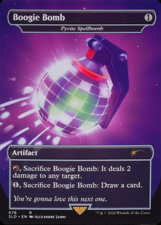 Pyrite Spellbomb - Boogie Bomb (Borderless) [Secret Lair Drop Promos] | Eastridge Sports Cards & Games