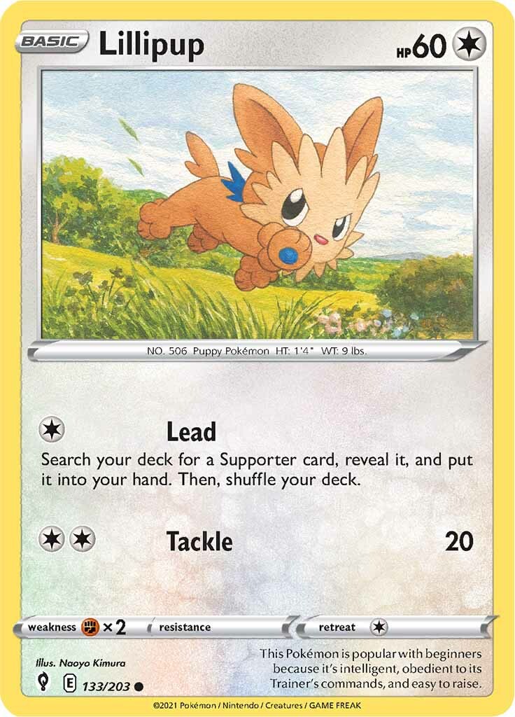 Lillipup (133/203) [Sword & Shield: Evolving Skies] | Eastridge Sports Cards & Games
