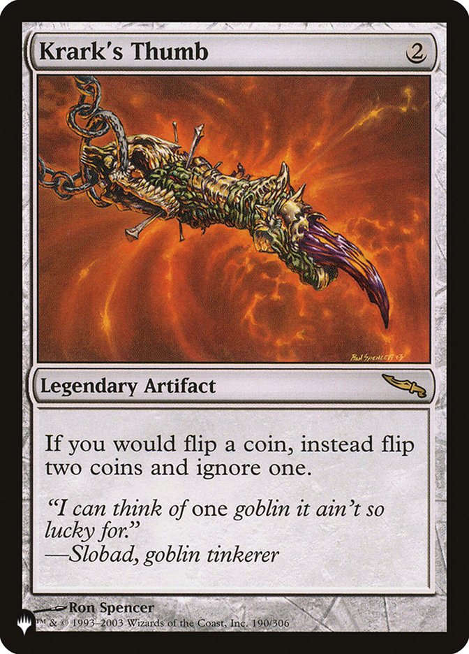 Krark's Thumb [The List] | Eastridge Sports Cards & Games