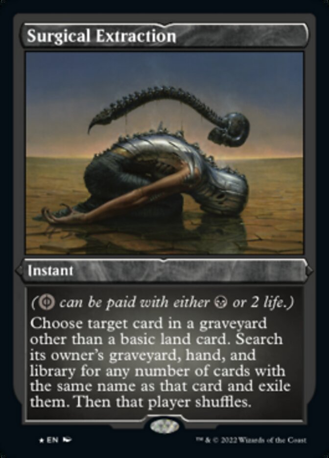 Surgical Extraction (Foil Etched) [Double Masters 2022] | Eastridge Sports Cards & Games