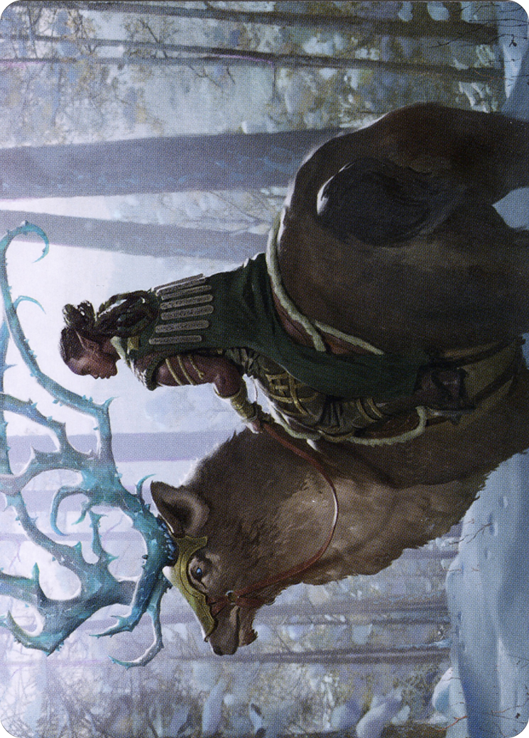 Boreal Outrider Art Card [Kaldheim: Art Series]