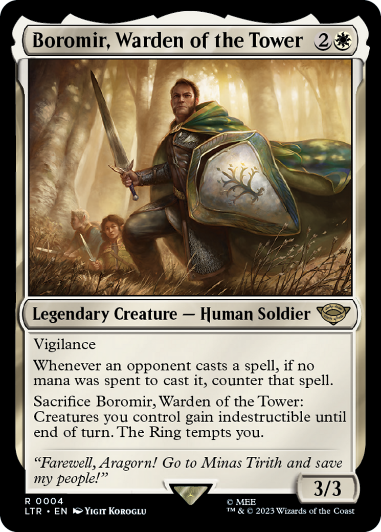 Boromir, Warden of the Tower [The Lord of the Rings: Tales of Middle-Earth] | Eastridge Sports Cards & Games