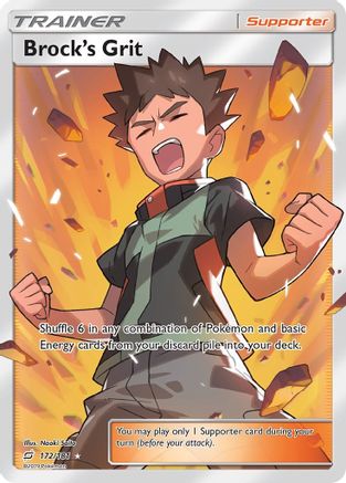 Brock's Grit (172/181) [Sun & Moon: Team Up] | Eastridge Sports Cards & Games