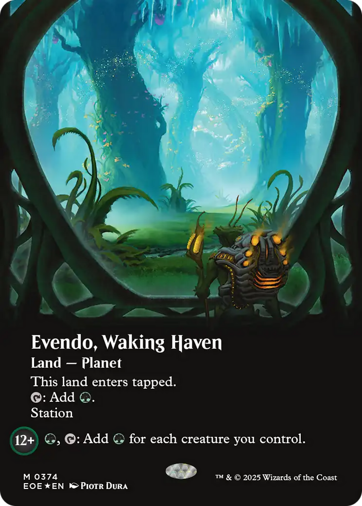 Evendo, Waking Haven (Borderless) (Galaxy Foil) [Edge of Eternities] | Eastridge Sports Cards & Games