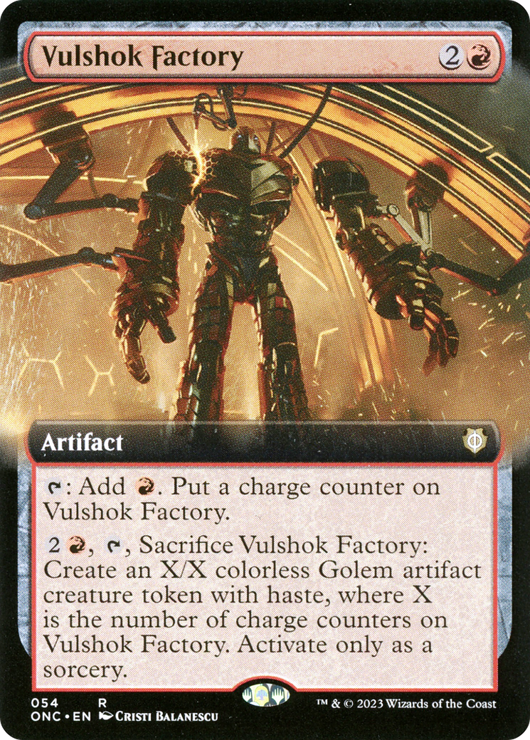 Vulshok Factory (Extended Art) [Phyrexia: All Will Be One Commander] | Eastridge Sports Cards & Games