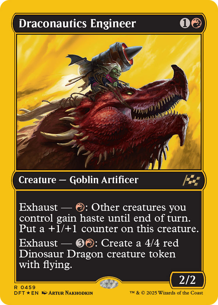 Draconautics Engineer (First-Place Foil) [Aetherdrift] | Eastridge Sports Cards & Games