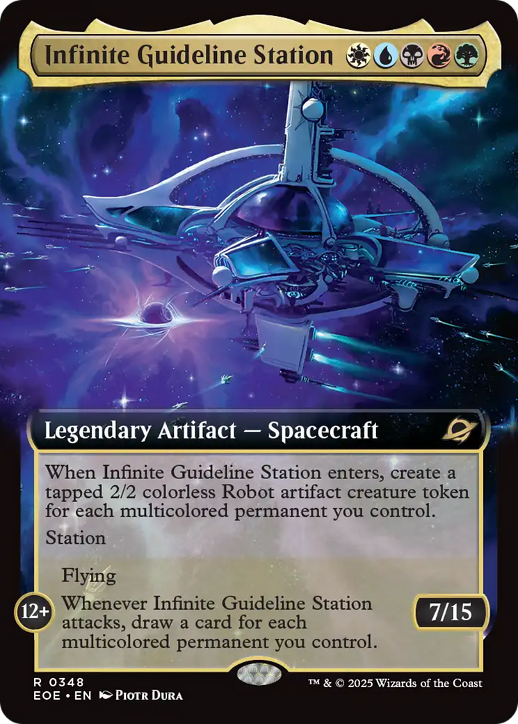 Infinite Guideline Station (Extended Art) [Edge of Eternities] | Eastridge Sports Cards & Games