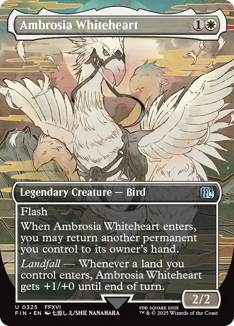 Ambrosia Whiteheart (Borderless) [FINAL FANTASY] | Eastridge Sports Cards & Games
