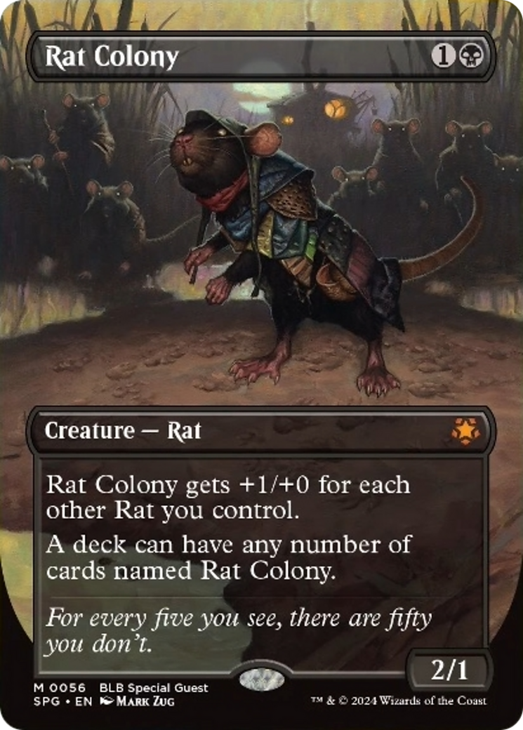 Rat Colony (Borderless) [Bloomburrow Special Guests] | Eastridge Sports Cards & Games