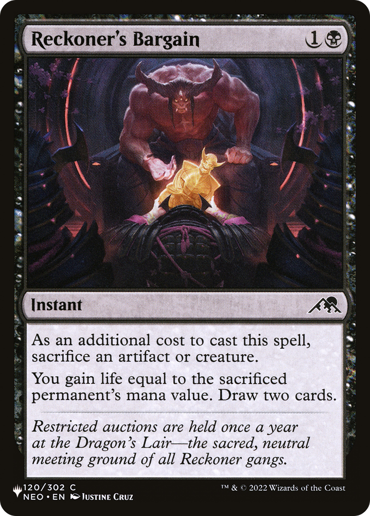 Reckoner's Bargain [The List] | Eastridge Sports Cards & Games