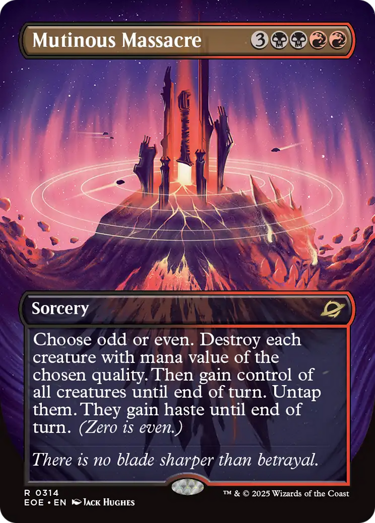 Mutinous Massacre (Borderless) [Edge of Eternities] | Eastridge Sports Cards & Games