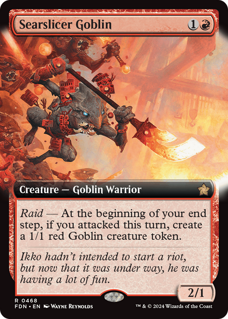 Searslicer Goblin (Extended Art) [Foundations] | Eastridge Sports Cards & Games