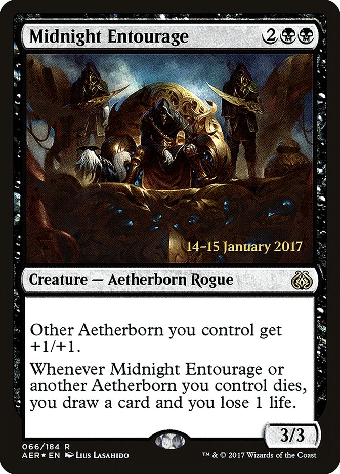 Midnight Entourage [Aether Revolt Prerelease Promos] | Eastridge Sports Cards & Games