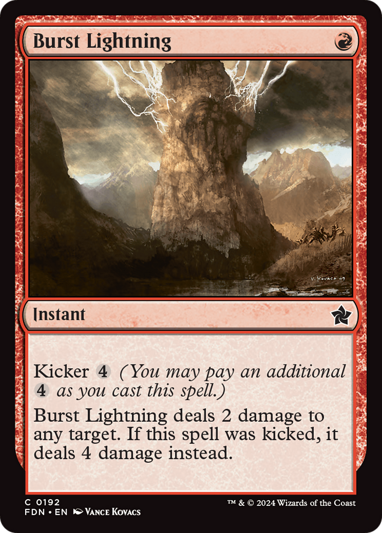 Burst Lightning [Foundations] | Eastridge Sports Cards & Games