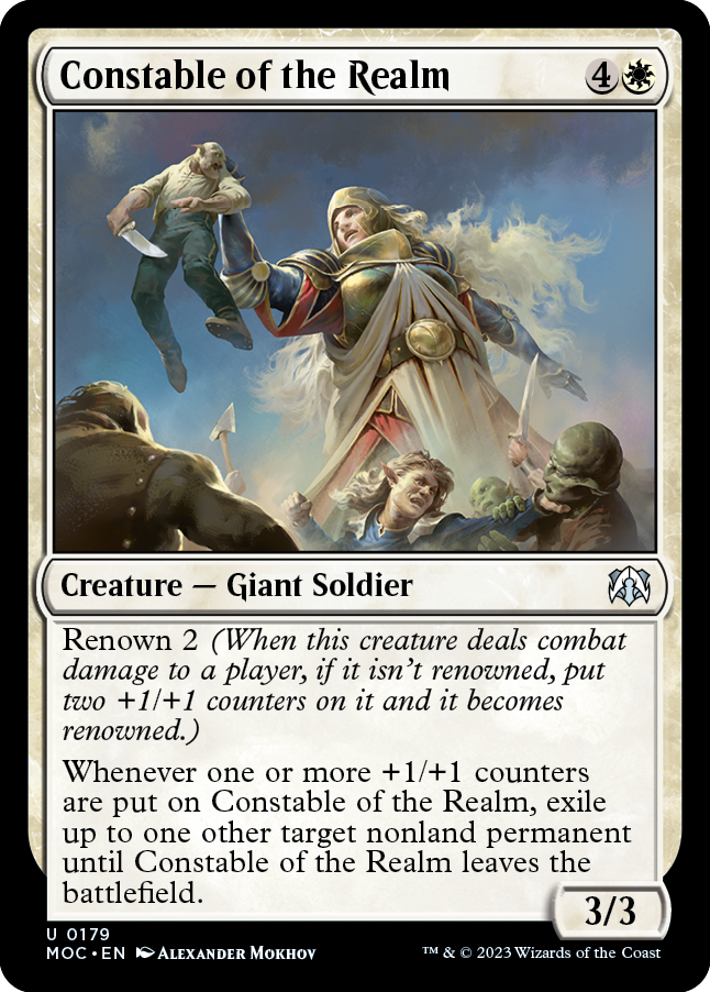 Constable of the Realm [March of the Machine Commander] | Eastridge Sports Cards & Games