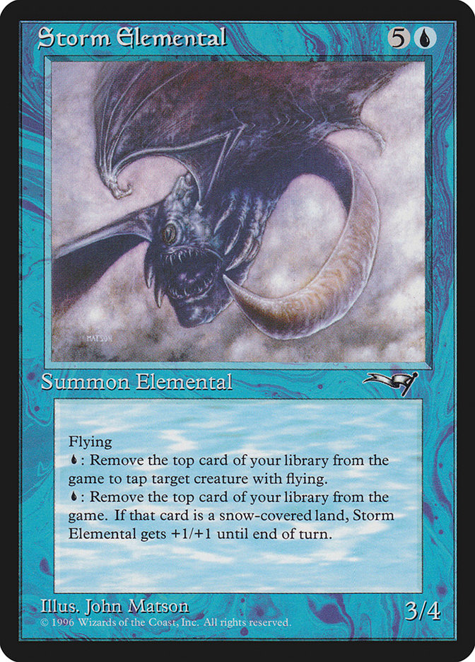 Storm Elemental [Alliances] | Eastridge Sports Cards & Games