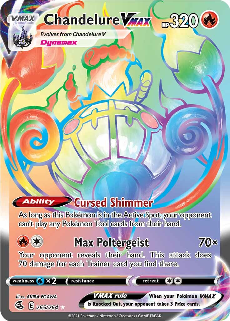 Chandelure VMAX (265/264) [Sword & Shield: Fusion Strike] | Eastridge Sports Cards & Games