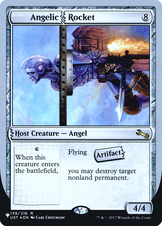 Angelic Rocket (Unfinity Foil Edition) [The List] | Eastridge Sports Cards & Games