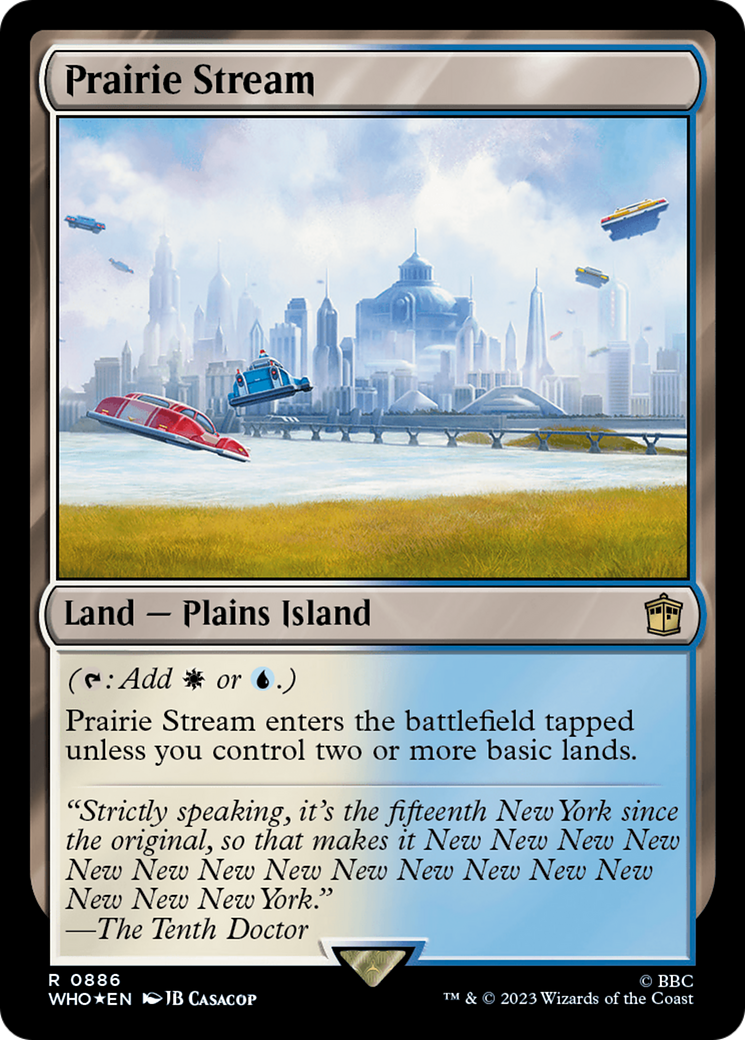 Prairie Stream (Surge Foil) [Doctor Who] | Eastridge Sports Cards & Games