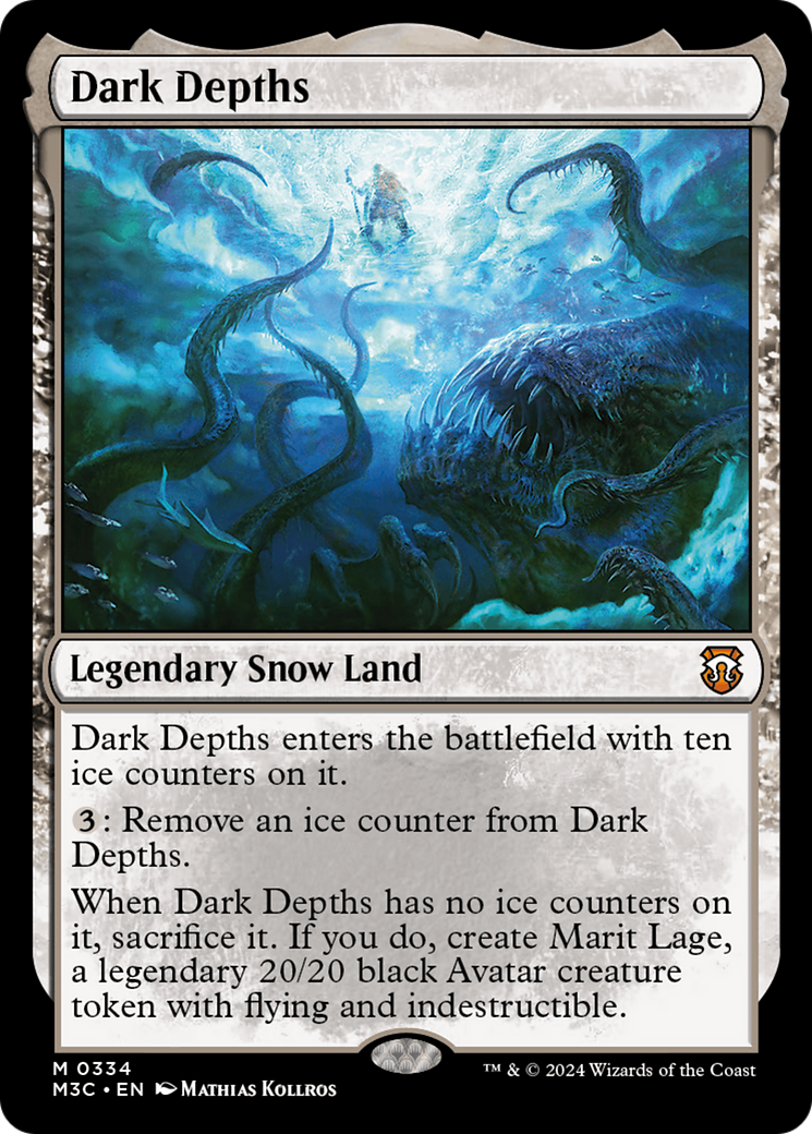 Dark Depths (Ripple Foil) [Modern Horizons 3 Commander] | Eastridge Sports Cards & Games